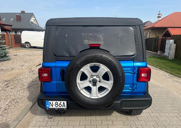 Jeep Wrangler cena 166000 przebieg: 23468, rok produkcji 2022 z Lidzbark małe 92